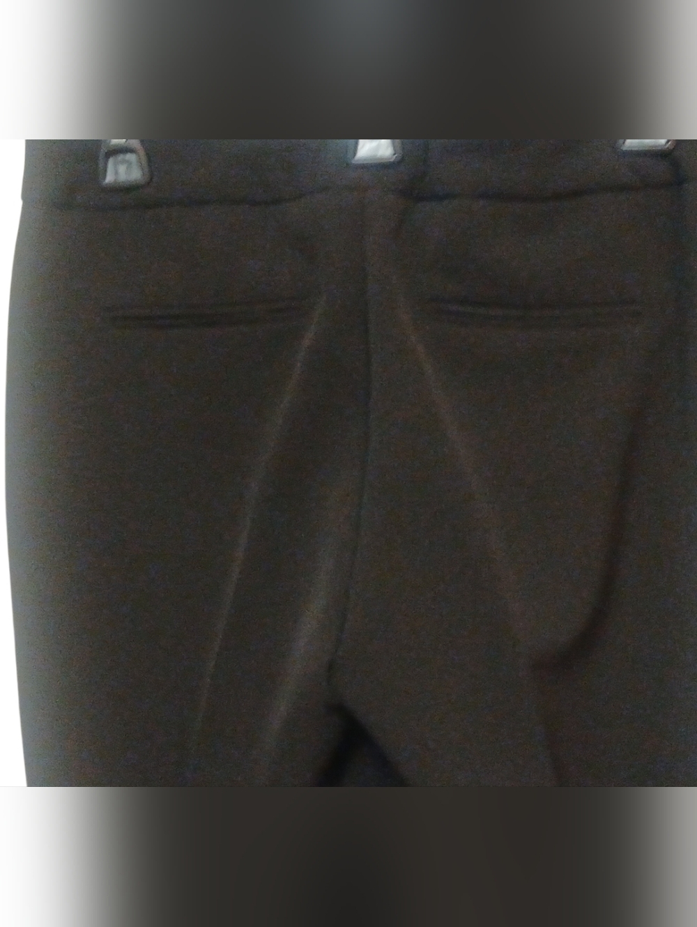 Rachel Zoe - NWOT, Black Ankle Pants, Front Zipperd Pockets, Stretch - Picture 8 of 10